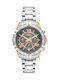 Breeze Women's Watch Chronograph with Silver Metal Bracelet