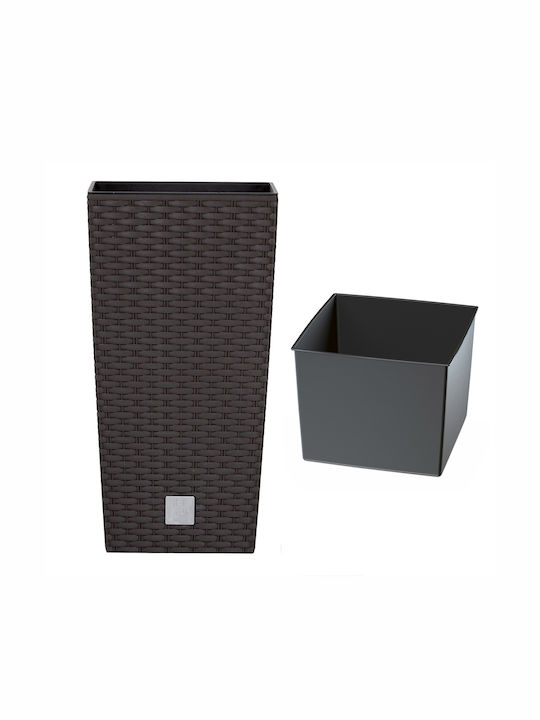 Prosperplast DRTS325 Κασπώ Rattan Καφέ με Βάση ...