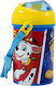 Stor Sticlă Pentru Copii Din Plastic Pop-Up Paw Patrol Cu Capac Pop-Up Multicoloră 450ml