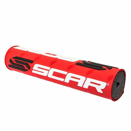 Scar Motorcycle Handlebar Pad Protector Red