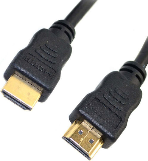 Jasper Conran HDMI 1.4 High Speed 1080p 120Hz Cable HDMI male - HDMI male 15m Μαύρο