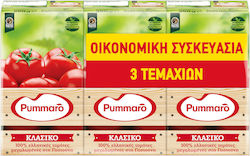 Pummaro Ελαφρύς Συμπυκνωμένος Χυμός Τομάτας 250gr 3τμχ