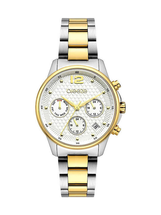 Breeze Women's Watch with Silver Metal Bracelet