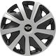 Versaco Car Hubcap Set Craft with Mini Cooper Emblem 15" 4pcs Silver