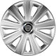 Versaco Set Capace De Roți Auto Aviator 15" Compatibilitate Lancia 4 Bucăți Argintii