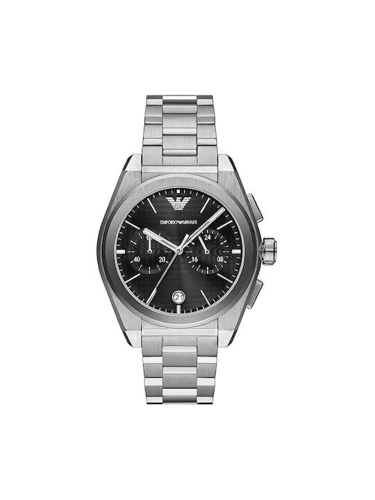 Metal AR11560 Armani with Silver Battery Bracelet Emporio Watch