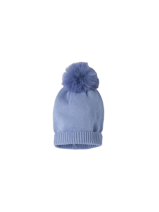 iDO Kids Beanie Knitted Light Blue