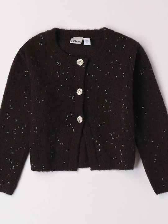 Kids Cardigan Knitted Black