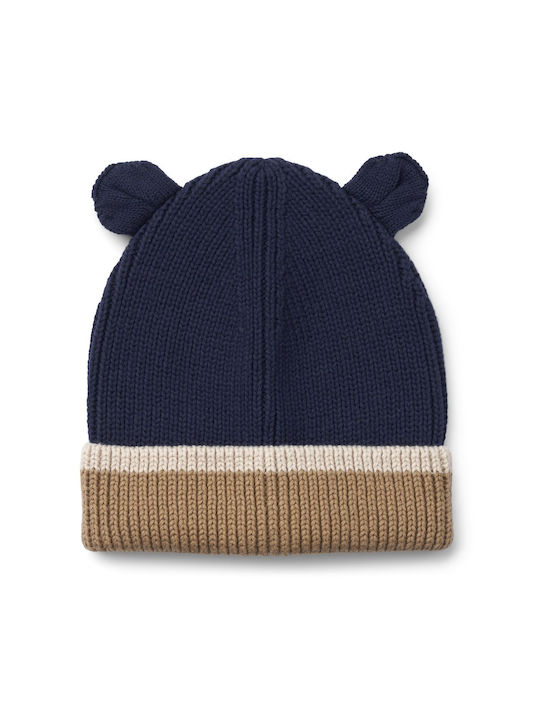 Liewood Kids Beanie Knitted Navy Blue