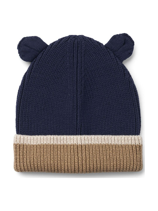 Liewood Gina Kinder Beanie Gestrickt Marineblau