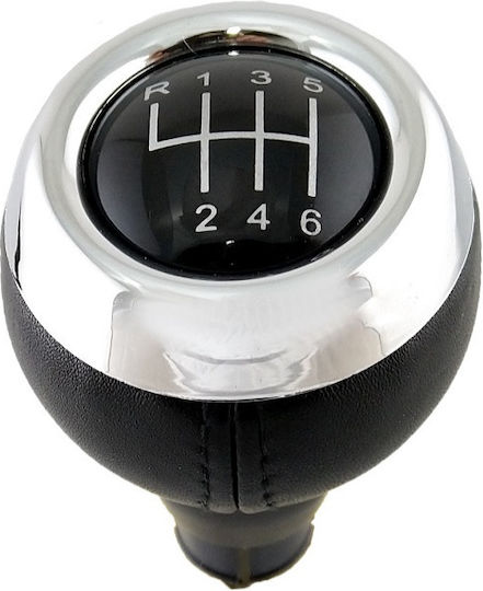 Πόμολο Ταχυτήτων για Hyundai Coupe Kia Mini Mazda 6 Renault Coupe Rover 25 Subaru Mini 2012-2015 Ασημί