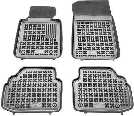 Sahler Set of Front and Rear Mats 4pcs Tray Type for Renault Coupe BMW E92 Hyundai Coupe Mazda 3 / 2 2007+ Black