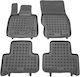 Sahler Front Mats 2pcs Tray Type for Peugeot Traveller Opel Zafira Life Toyota Proace (Verso) Citroen SpaceTourer Mazda 2 Black