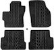 Apesan Σετ Μπροστινά και Πίσω Πατάκια 4τμχ για Mazda 3 2004-2008 Μαύρα