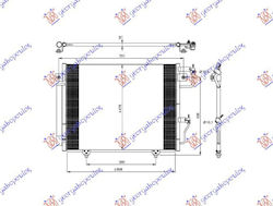 Prasco Radiator de aer condiționat auto pentru Mitsubishi Pajero