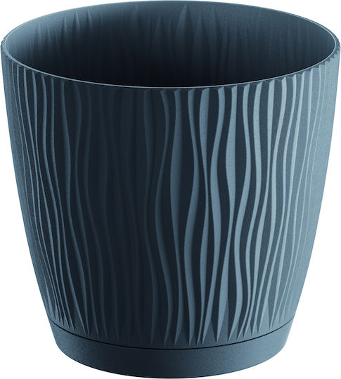 Prosperplast Sandy DSY130P Übertopf Kunststoff Gray mit Gestell 12.9x12.9x12εκ.