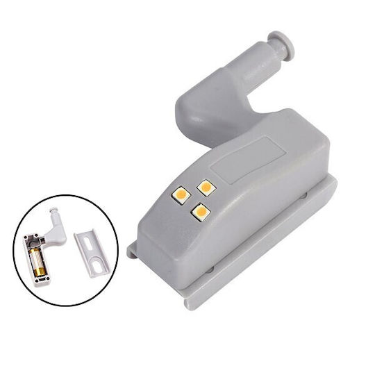 LED Light Hinge for Cabinets with Battery Powered 1pcs