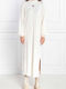 Tommy Hilfiger Καλοκαιρινό Maxi Φόρεμα με Σκίσιμο Λευκό