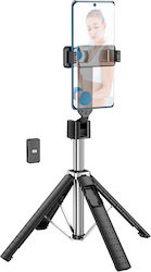 Hoco K18 Selfie Stick με Bluetooth Μαύρο