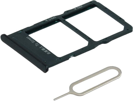 Sim Card Tray Μαύρο για Huawei P40 Lite E