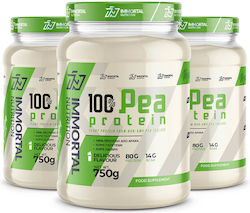 Immortal Nutrition 3x 100% Pea Protein Isolate 750gr (2250gr) - Vanilla