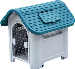 Nunbell Pet Plastic Dog House Blue 72x75.5x87cm