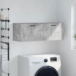 vidaXL Ντουλάπι Μπάνιου 100x36.5x35cm Γκρι