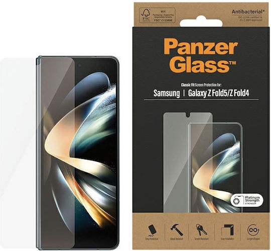 PanzerGlass Classic Fit Antibacterial Tempered Glass (Samsung Galaxy Z Fold4, Galaxy Z Fold 5)