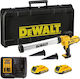 DEWALT Pistol Silicon Baterie 18 Volt 2x2Ah Cu ...