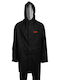 Dispan S Men's Waterproof Riding Poncho Black