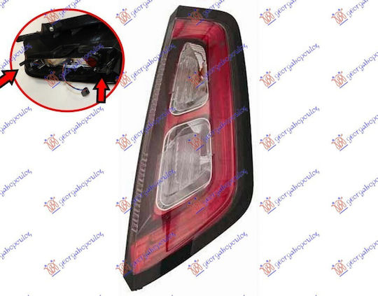 Prasco Задни светлини LED за Fiat Punto Evo 1бр