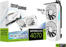 Zotac GeForce RTX 4070 12GB GDDR6X Twin Edge OC White Placă Grafică