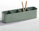 Metallisch Stifthalter in Grün Farbe 1Stück 8x32x8cm