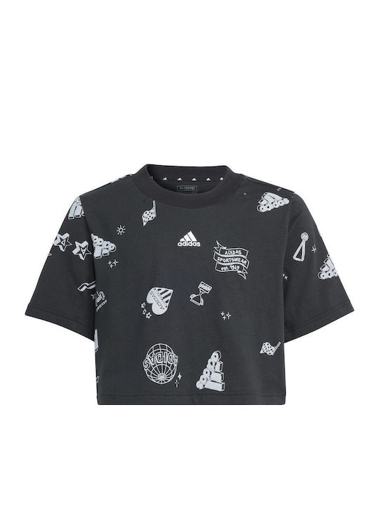 adidas Crop Top Μαύρο