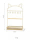 Metallic Gold Jewellery Stand