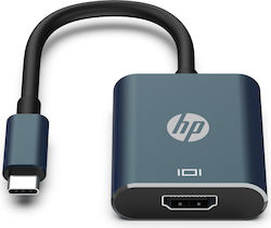 HP 8TH72AA USB-C male σε HDMI female
