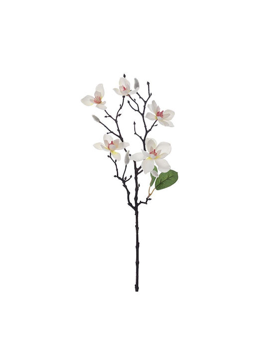 Iliadis Artificial Decorative Branch Magnolia White 64cm 1pcs