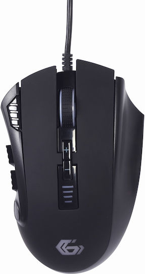 Gembird MUSG-RAGNAR-RX500 RGB Gaming Ποντίκι 7200 DPI Μαύρο