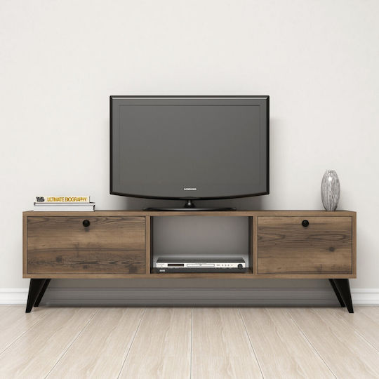 Fermo Bodenstehend Braune TV-Ständer 138x29.5x42.6cm