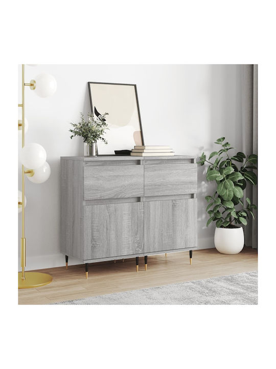 Wooden Buffet Gray L40xW35xH70cm