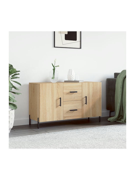 Sideboard Wooden with Drawers Sonoma Oak 100x36...