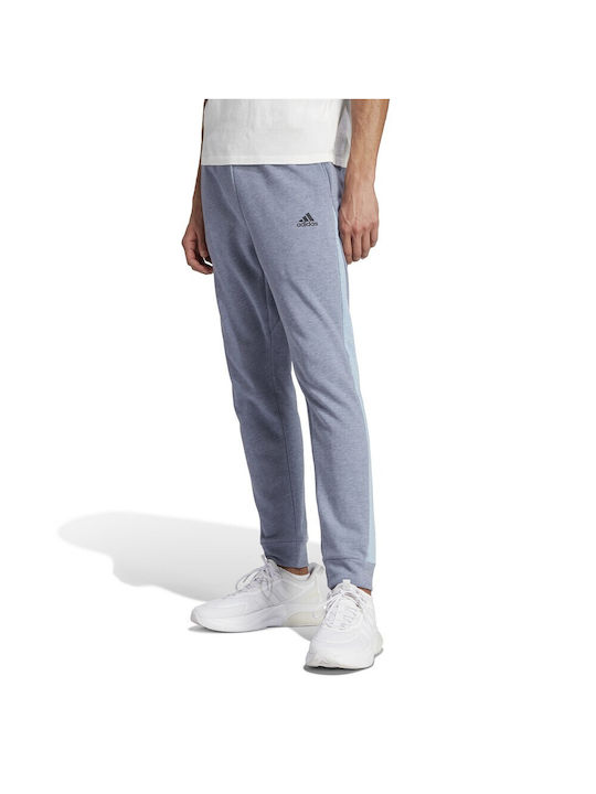 Adidas Ανδρικές Φόρμες Παντελόνια Γαλάζιες