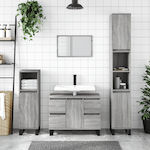 vidaXL Cabinet de baie fără chiuvetă L30xl30xH100cm Sonoma