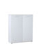 Igne Wooden Shoe Organizer White 90x33x100cm