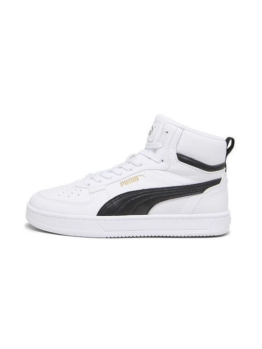 Puma Παιδικά Sneakers High Caven 2.0 White / Black / Gold