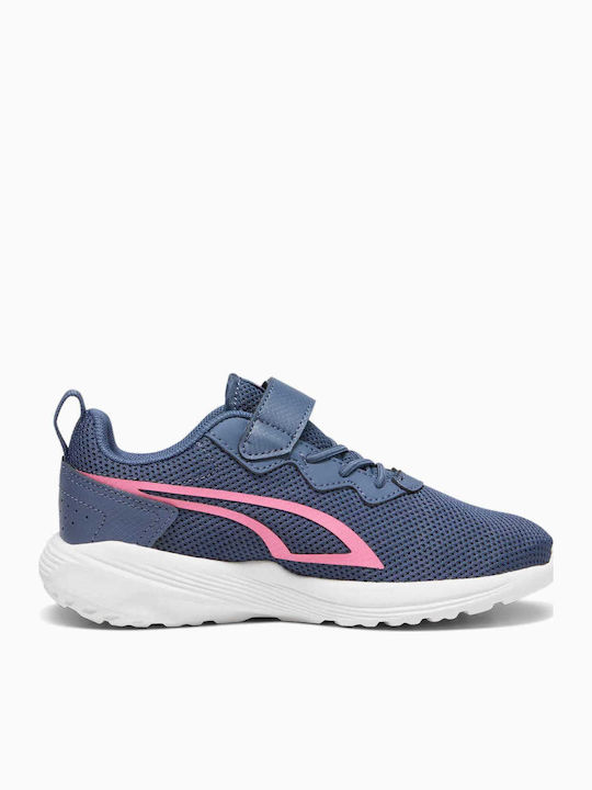 Puma All Day Active Kinder Sneakers Hoch mit Klettverschluss Lila