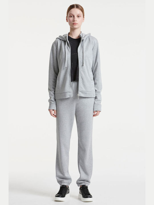 SugarFree Exclusive Hohe Taille Damen-Sweatpants Jogger Gray