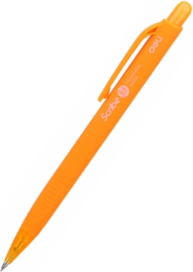 Deli Mechanischer Bleistift 5mm mit Radiergummi Orange