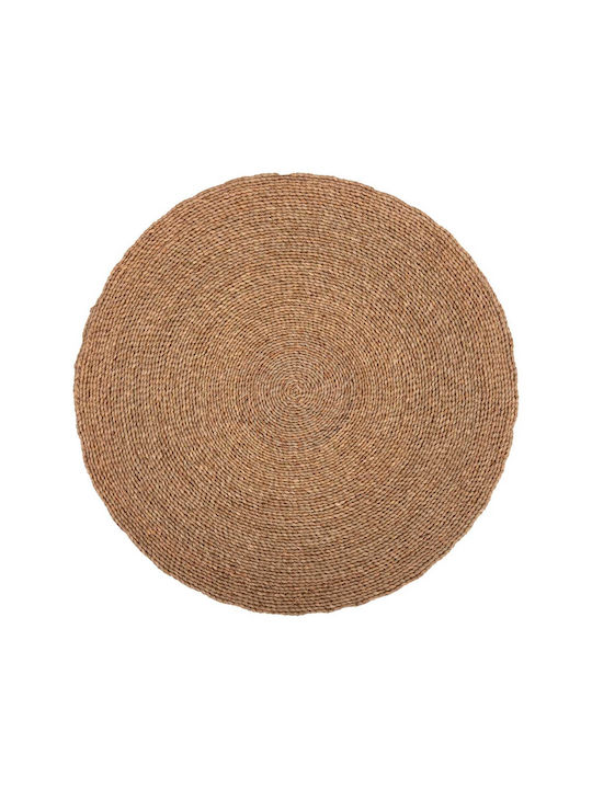 Freebox Rug Round Summer Brown