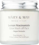 Mary & May Lemon Niacinamide Μάσκα Προσώπου για Λάμψη με Άργιλο 125gr